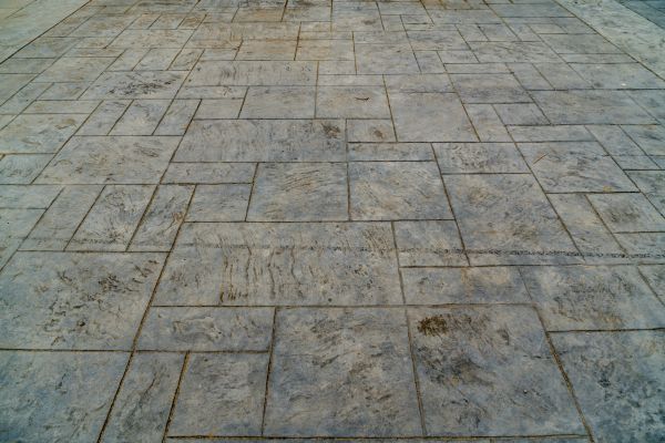 Stamped Patio Installation in Zionsville
