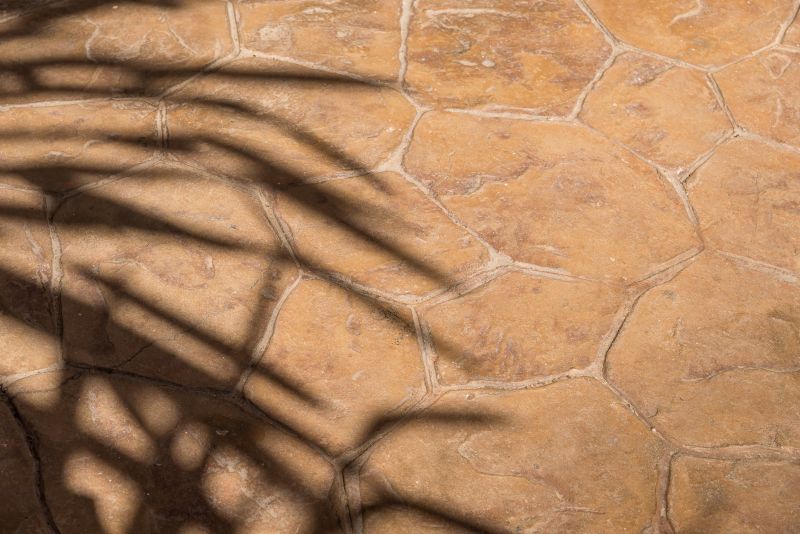 Finished Stamped Concrete Patio